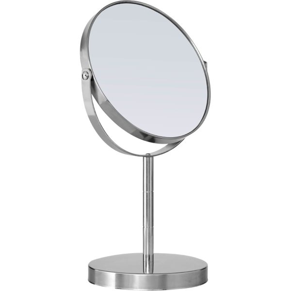 Stainless Steel Swivel Table Mirror