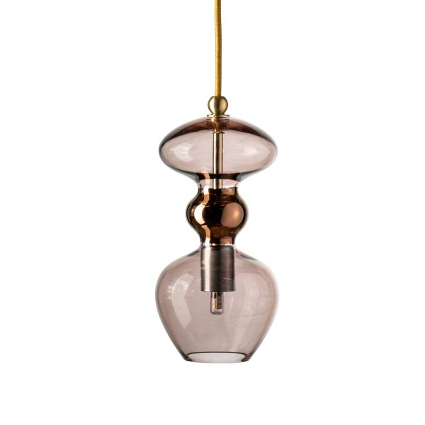 Futura Pendant Lamp, Obsidian, 24cmH
