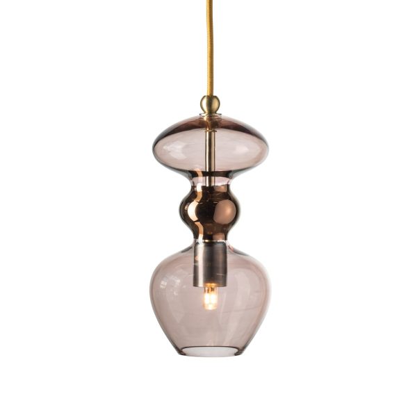 Futura Pendant Lamp, Obsidian, 24cmH