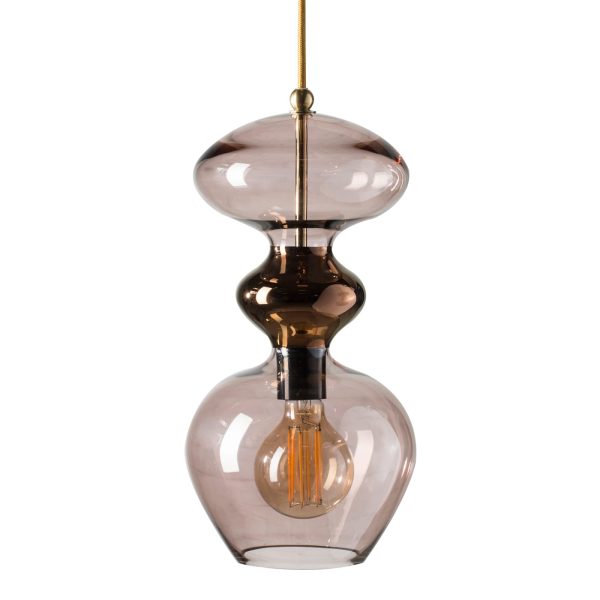 Futura Pendant Lamp, Obsidian, 37cmH