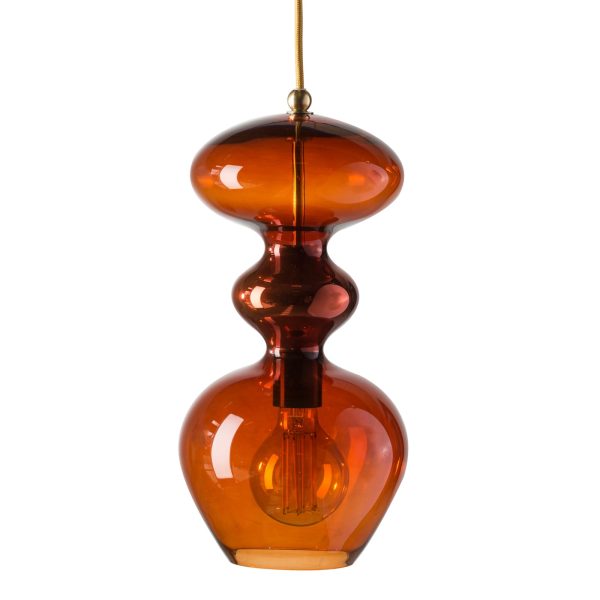 Futura Pendant Lamp, Rust, 37cmH