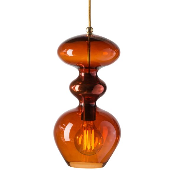 Futura Pendant Lamp, Rust, 37cmH