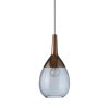 Lute Pendant Lamp, Blue / Copper, 27cmH Lute Pendant Lamp, Blue / Copper, 27cmH