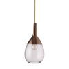 Lute Pendant Lamp, Coral / Copper, 27cmH Lute Pendant Lamp, Coral / Copper, 27cmH