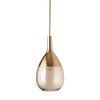 Lute Pendant Lamp, Golden Smoke / Gold, 27cmH Lute Pendant Lamp, Golden Smoke / Gold, 27cmH
