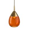 Lute Pendant Lamp, Rust / Gold, 49cmH