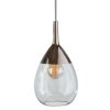 Lute Pendant Lamp, Topaz Blue / Platinum, 49cmH Lute Pendant Lamp, Topaz Blue / Platinum, 49cmH
