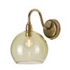 Rowan Wall Lamp, Olive, 15cm