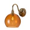 Rowan Wall Lamp, Rust, 15cm Rowan Wall Lamp, Rust, 15cm