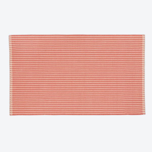 Coral Polperro Stripe Rug