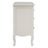 Bourges 3 Drawer White Chest