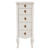 Bourges 5 Drawer Small White Chest
