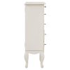 Bourges 5 Drawer Small White Chest Bourges 5 Drawer Small White Chest