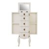 Bourges 5 Drawer Small White Chest Bourges 5 Drawer Small White Chest