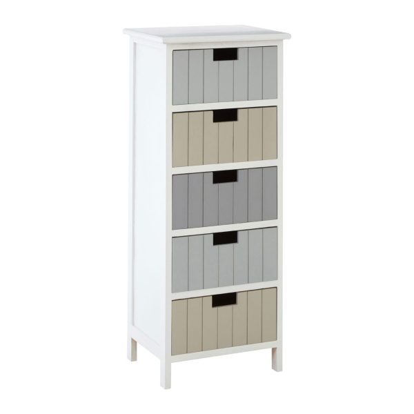 Cambridge Coloured 5 Drawer Chest