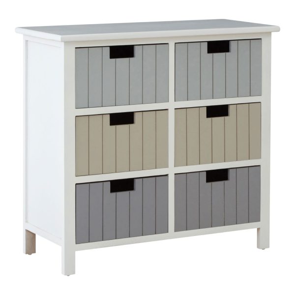 Cambridge Coloured 6 Drawer Chest