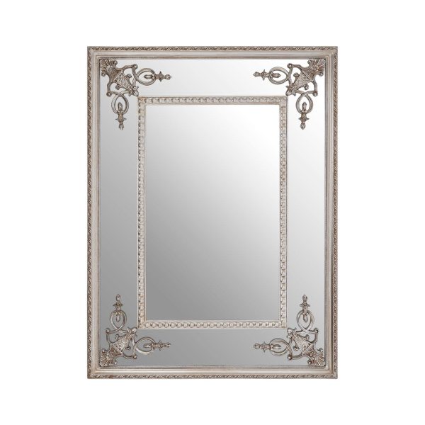 Cannes Champagne Bead Frame Wall Mirror