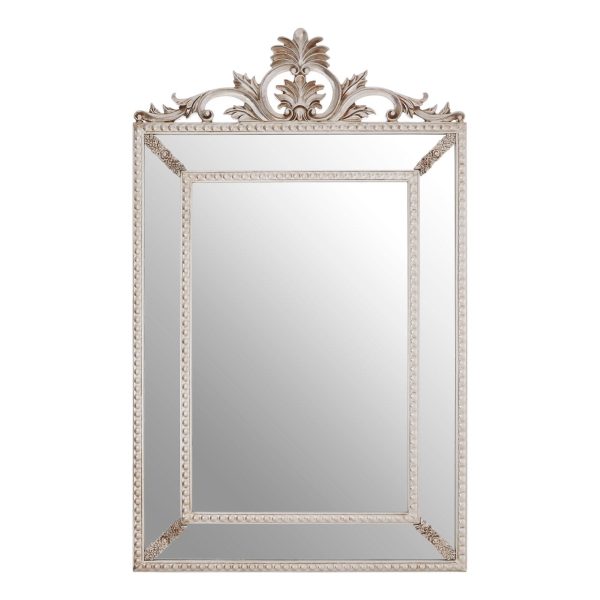 Cannes Champagne Leaf Corner Wall Mirror