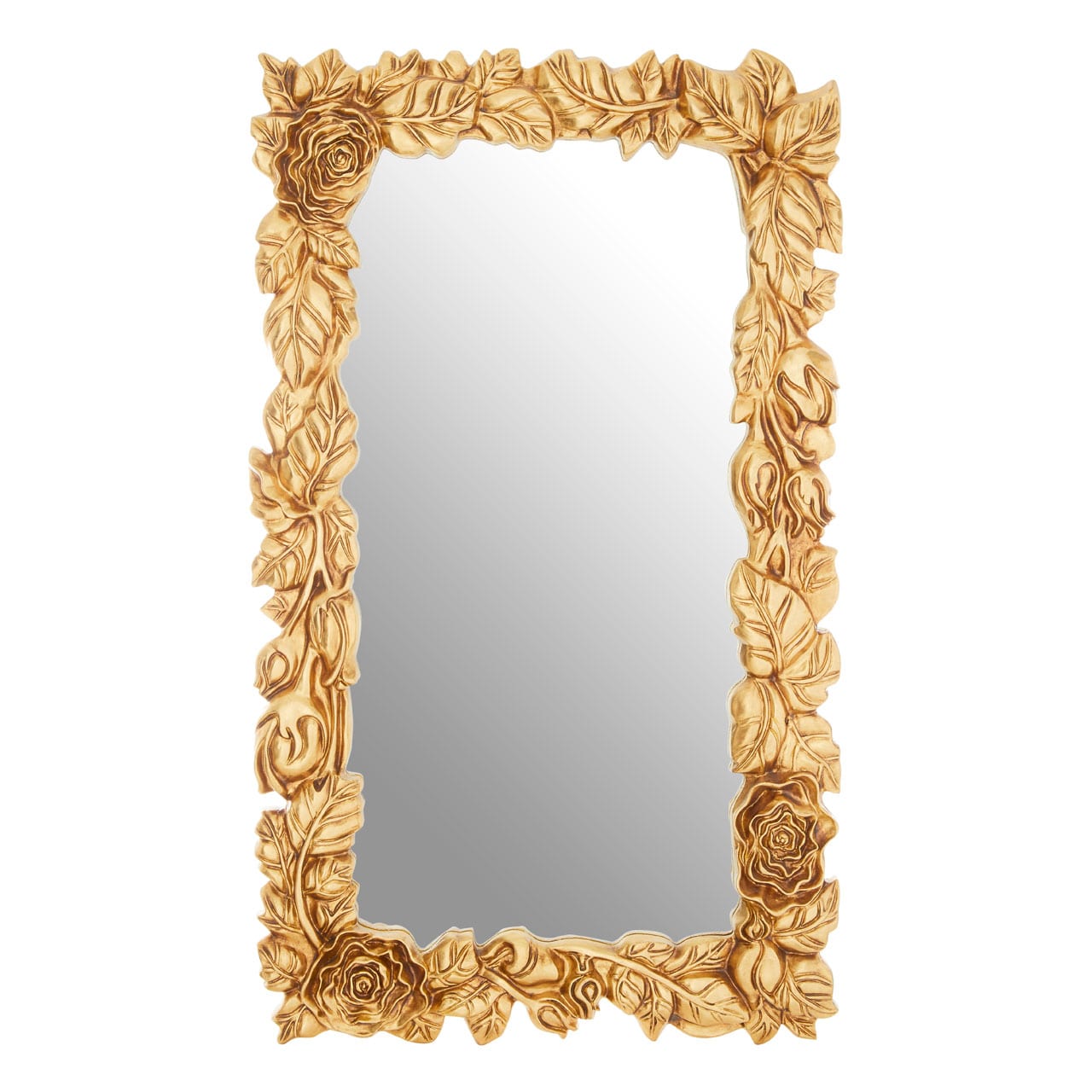 Cannes Gold Fl Frame Wall Mirror