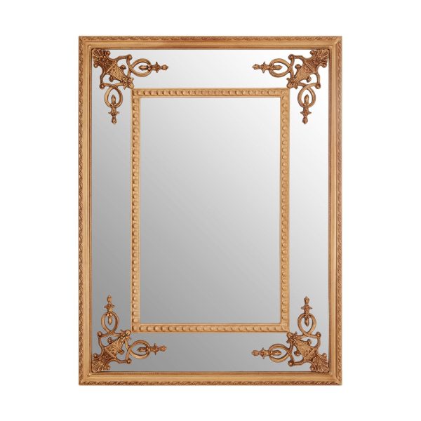 Cannes Gold Motifs Frame Wall Mirror