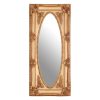 Cannes Gold Oval Border Wall Mirror