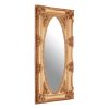 Cannes Gold Oval Border Wall Mirror Cannes Gold Oval Border Wall Mirror