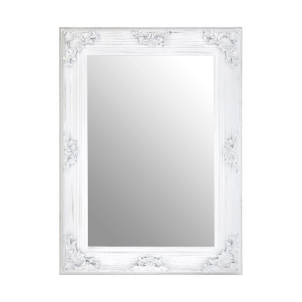 Cantata Antique White Wall Mirror