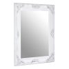 Cantata Antique White Wall Mirror Cantata Antique White Wall Mirror
