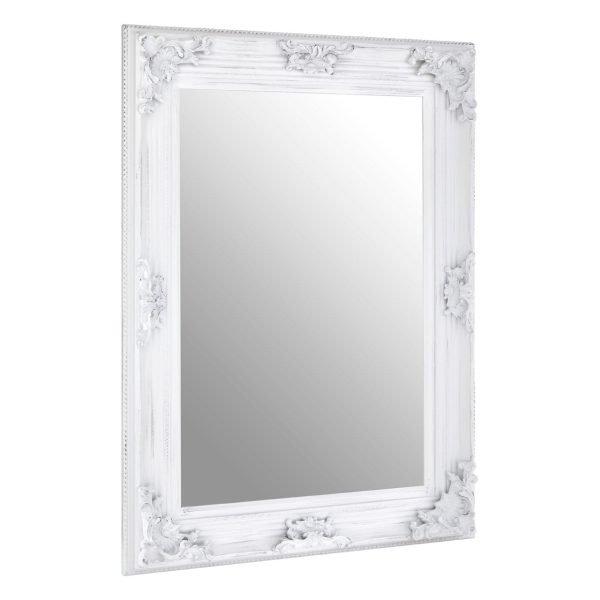 Cantata Antique White Wall Mirror