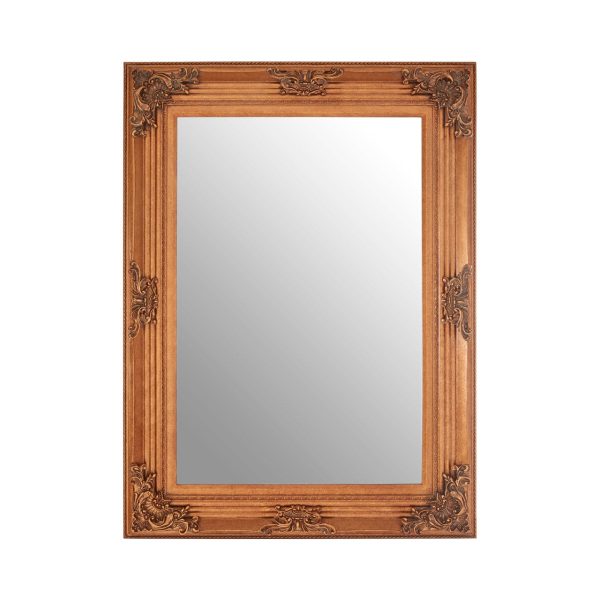 Cantata Rectangle Gold Wall Mirror