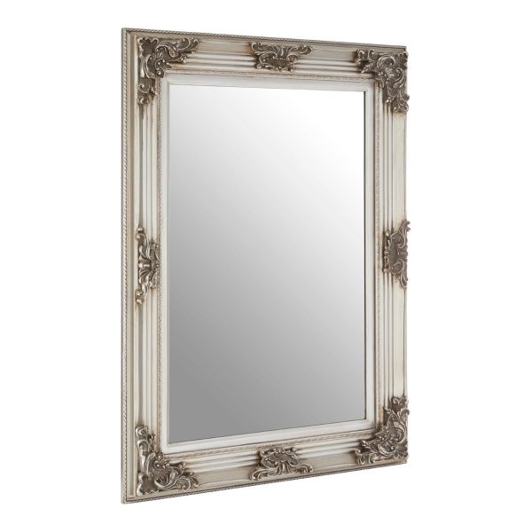 Cantata Rectangle Silver Wall Mirror