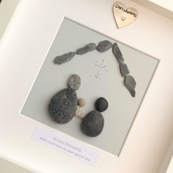 On Your Christening Pebble Picture