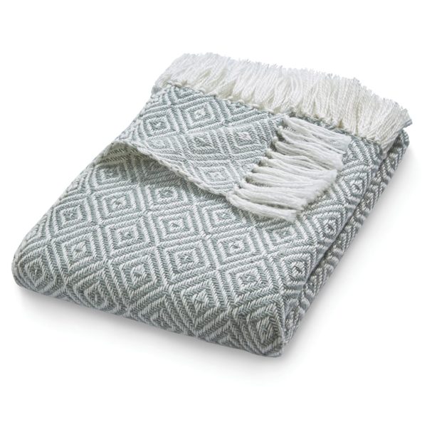 Diamond Sky Grey Throw