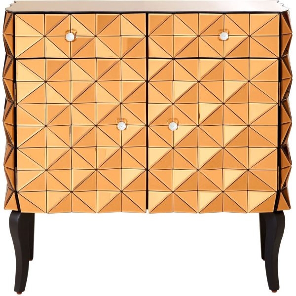 Hoxton Copper Finish Cabinet