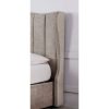 Sherwood Fabric Sleigh Ottoman Bed Stone