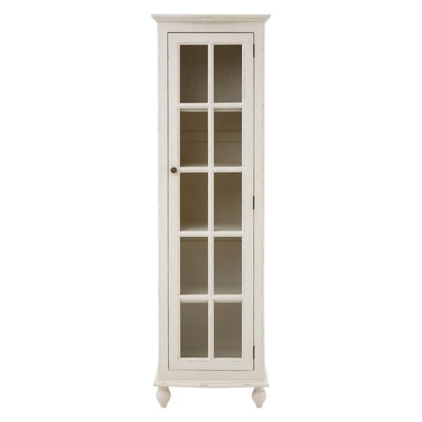 Bourges 1 Door White Panelled Display Unit