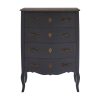 Bourges 4 Drawer Dark Grey Chest