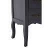 Bourges 4 Drawer Dark Grey Chest