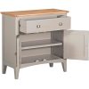 Evelyne Grey 2 Door 1 Drawer Cupboard