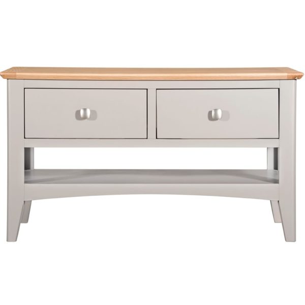 Evelyne Grey 2 Drawer Coffee Table