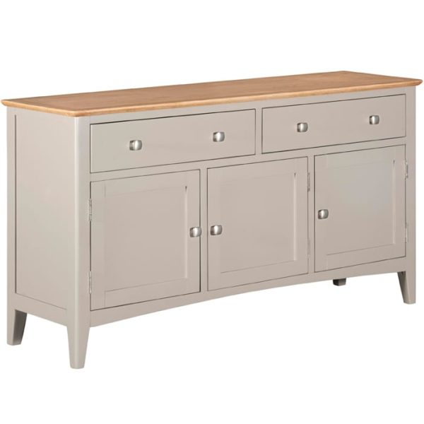 Evelyne Grey 3 Door Sideboard