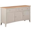 Evelyne Grey 3 Door Sideboard Evelyne Grey 3 Door Sideboard