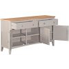 Evelyne Grey 3 Door Sideboard