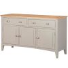 Evelyne Grey 3 Door Sideboard