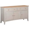 Evelyne Grey 3 Door Sideboard Evelyne Grey 3 Door Sideboard