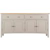 Evelyne Grey 4 Door Sideboard
