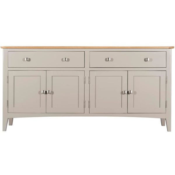 Evelyne Grey 4 Door Sideboard