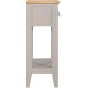 Evelyne Grey Console Table