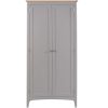 Evelyne Grey Full Hanging Wardrobe