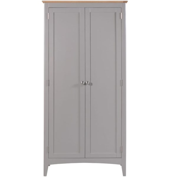 Evelyne Grey Full Hanging Wardrobe